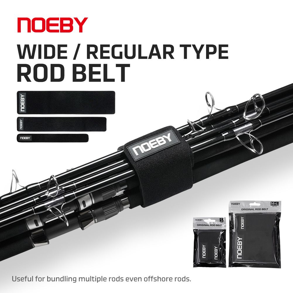 Fishing Rod Casting - NOEBY 釣り竿ストラップ ワイド保護ベルト 耐摩擦ロッドラップ スピニングキャスティングロッド収納用