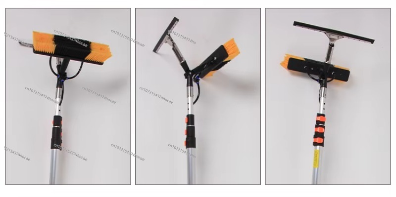 ソーラーパネル洗浄ブラシ 窓掃除キット 伸縮式アルミ製給水ロ - Fishing Rod Telescopic のレビューと価格
