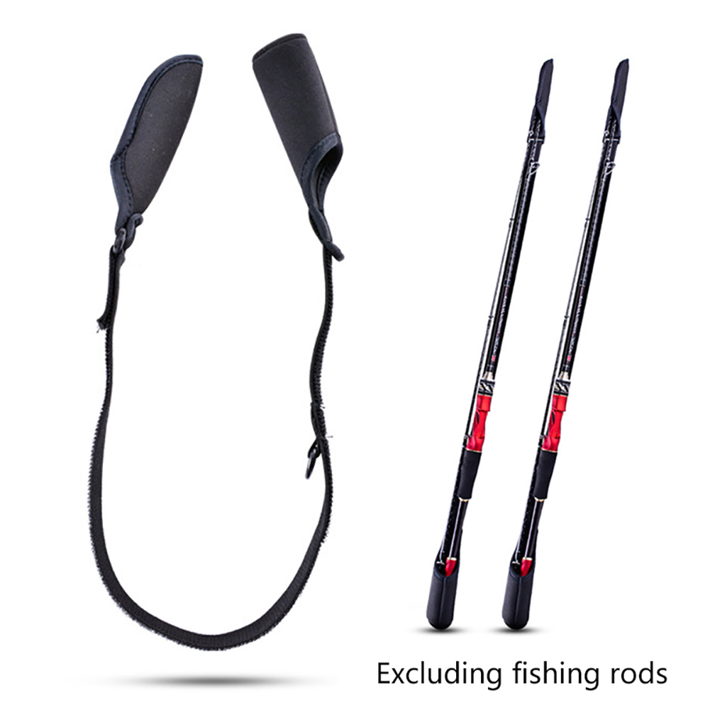釣り竿ホルダーストラップ 耐衝撃 釣り竿固定ラップ 通気性  - Fishing Rod Holder のレビューと価格