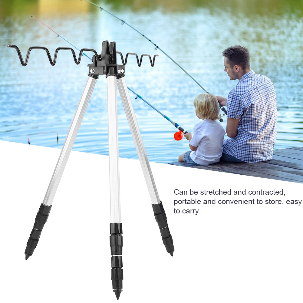 釣り竿三脚ホルダー 多機能ロッド三脚 アウトドア海釣りサポー - Fishing Rod Casting のレビューと価格