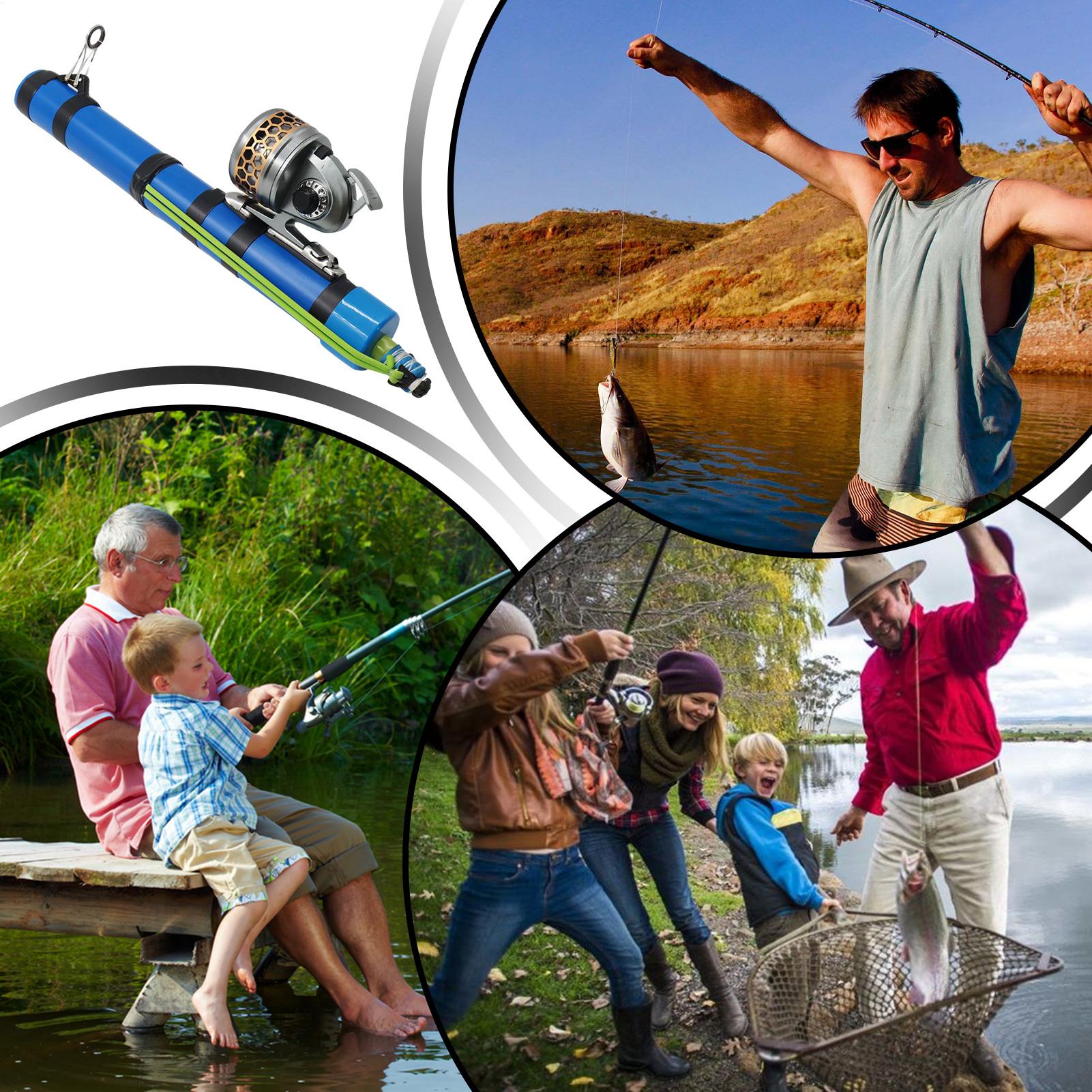 釣り竿 スリングショットデザイン コンパクトな魚用ツール リ - Fishing Rod Travel のレビューと価格