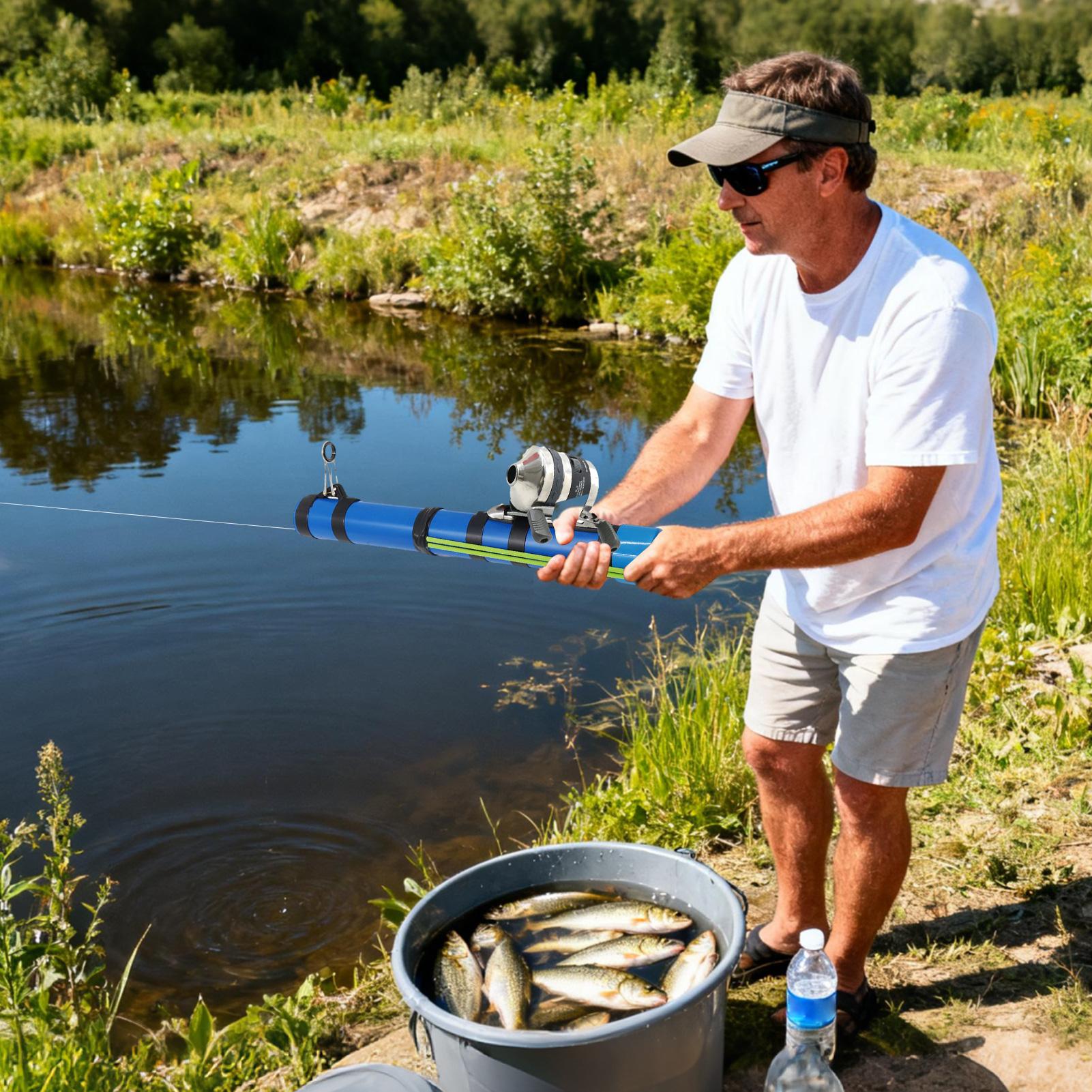 釣り竿 スリングショットデザイン コンパクトな魚用ツール リ - Fishing Rod Travel のレビューと価格