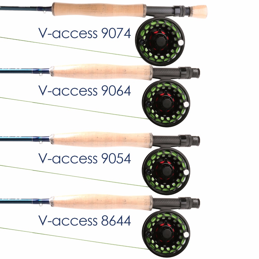フライフィッシング用の超高速カーボン釣り竿,フライフィッシン - Fishing Rod Ice のレビューと価格