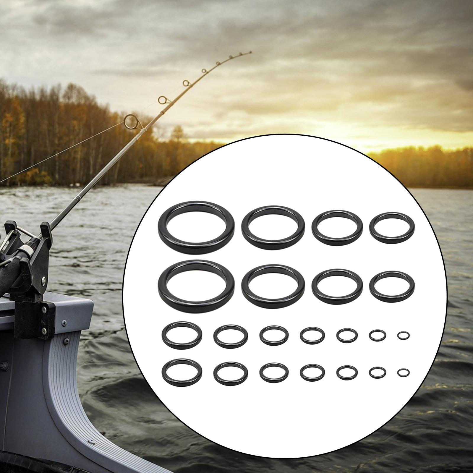 海水用セラミック製釣り竿ガイドリング修理キット、ロッドチップ - Fishing Rod Tip Replacement のレビューと価格