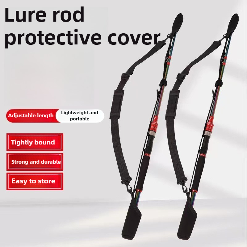 調節可能な釣り竿収納バッグ ポータブルショルダーベルトプロテ - Fishing Rod Travel のレビューと価格