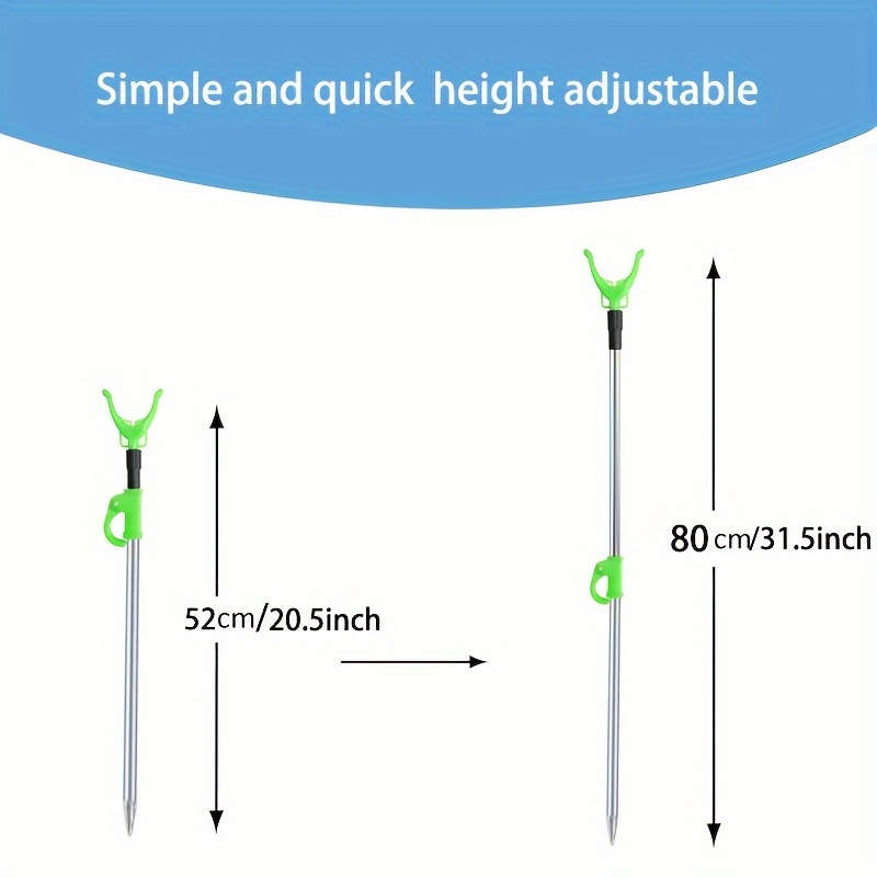 プレミアムアルミ合金伸縮式釣り竿ホルダー、ポールスタンド、省 - Fishing Rod Casting のレビューと価格