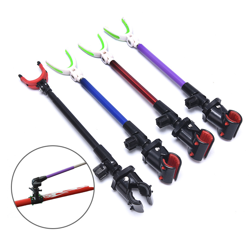 新しい伸縮式釣り竿ホルダー 3 セクションブラケットサポート - Fishing Rod Casting のレビューと価格