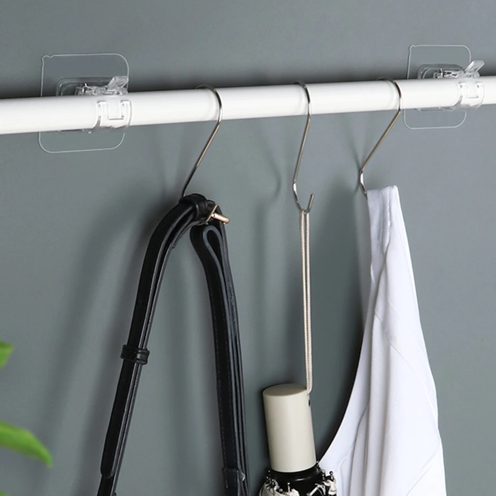 4 個カーテンロッドフックカーテンロッドクランプリテーナーノ - Fishing Rod Telescopic のレビューと価格