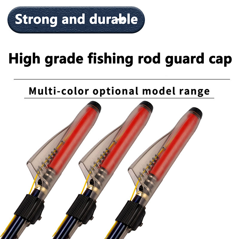 1Pc 透明釣竿先端カバーロッドハットポールガイド保護キャッ - Fishing Rod Casting のレビューと価格
