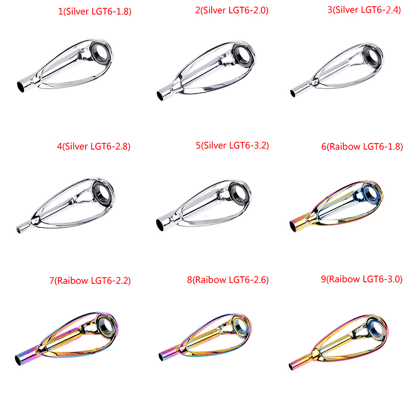 DIYロッドビルディング用ガイドリング、釣り竿ガイド、釣り竿 - Fishing Rod Tip Replacement のレビューと価格